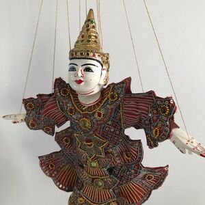Vintage Burmese string puppet